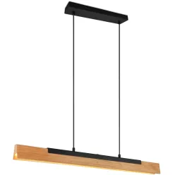  TRIO 341610132 KERALA Modern Led Függesztett Lámpa Fekete LED IP20