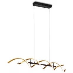   TRIO 341810208 SEQUENCE Modern Led Függesztett Lámpa Arany LED IP20