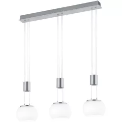   TRIO 342010307 MADISON Többágú Függesztett Lámpa Ezüst LED IP20