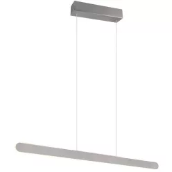  TRIO 343310105 HELIOS Modern Led Függesztett Lámpa Ezüst LED IP20