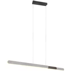   TRIO 343310305 HELIOS Modern Led Függesztett Lámpa Ezüst LED IP20