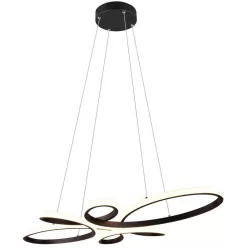   TRIO 345619132 FYL Modern Led Függesztett Lámpa Fekete LED IP20