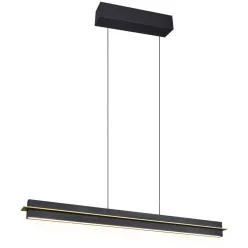   TRIO 346710180 EMERSON Modern Led Függesztett Lámpa Fekete LED IP20
