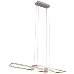   TRIO 347710407 ALBANY Modern Led Függesztett Lámpa Ezüst LED IP20