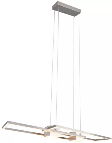 TRIO 347710407 ALBANY Modern Led Függesztett Lámpa Ezüst LED IP20