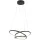 TRIO 349110132 DARVIN Modern Led Függesztett Lámpa Fekete LED IP20