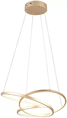 TRIO 349110179 DARVIN Modern Led Függesztett Lámpa Arany LED IP20