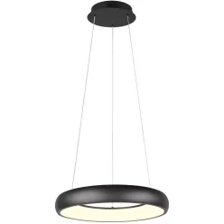   TRIO 349614532 CARDONA Modern Led Függesztett Lámpa Fekete LED IP20