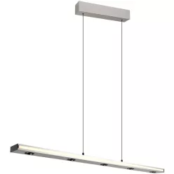   TRIO 353010107 GRAHAM Modern Led Függesztett Lámpa Ezüst LED IP20