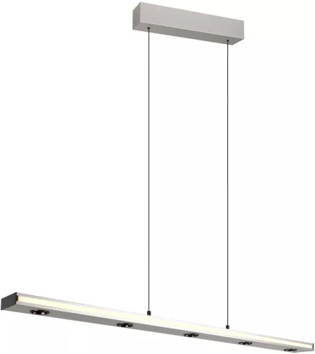 TRIO 353010107 GRAHAM Modern Led Függesztett Lámpa Ezüst LED IP20