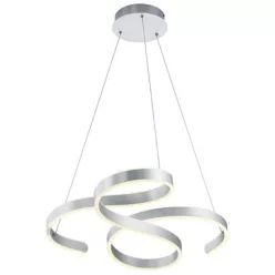   TRIO 371310105 FRANCIS Modern Led Függesztett Lámpa Ezüst LED IP20