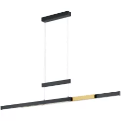   TRIO 375310502 TRAJAN Modern Led Függesztett Lámpa Fekete LED IP20