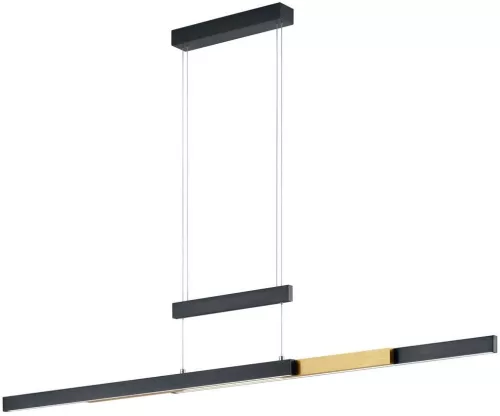 TRIO 375310502 TRAJAN Modern Led Függesztett Lámpa Fekete LED IP20