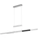 TRIO 375310505 TRAJAN Modern Led Függesztett Lámpa Szürke LED IP20