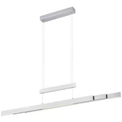   TRIO 375310507 TRAJAN Modern Led Függesztett Lámpa Fehér, Ezüst LED IP20