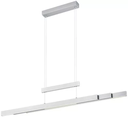 TRIO 375310507 TRAJAN Modern Led Függesztett Lámpa Fehér, Ezüst LED IP20