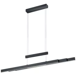   TRIO 375310532 TRAJAN Modern Led Függesztett Lámpa Fekete LED IP20