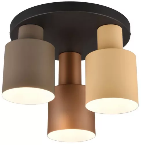 TRIO 619430317 AGUDO Ernyős Mennyezeti Lámpa Barna E27 IP20