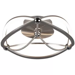   TRIO 621210107 CHARIVARI Modern LED Mennyezeti Lámpa Ezüst LED IP20