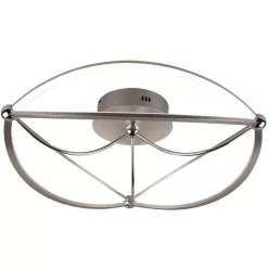   TRIO 621290107 CHARIVARI Modern LED Mennyezeti Lámpa Ezüst LED IP20