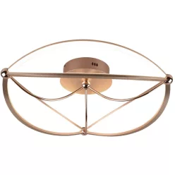   TRIO 621290108 CHARIVARI Modern LED Mennyezeti Lámpa Arany LED IP20