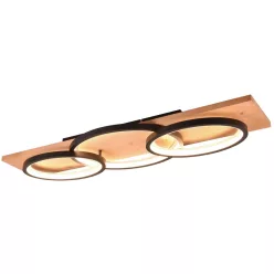   TRIO 641110332 BARCA Modern LED Mennyezeti Lámpa Fekete LED IP20