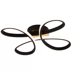   TRIO 645610132 FLY Modern LED Mennyezeti Lámpa Fekete LED IP20