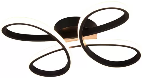 TRIO 645610132 FLY Modern LED Mennyezeti Lámpa Fekete LED IP20