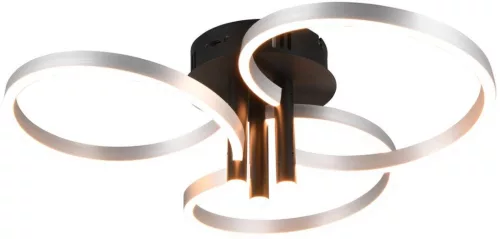 TRIO 648110605 CARUSO Modern LED Mennyezeti Lámpa Szürke LED IP20