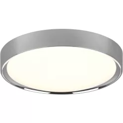   TRIO 659011806 CLARIMO Kerek Mennyezeti Lámpa Ezüst LED IP20