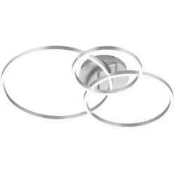   TRIO 670810607 WINONA Modern LED Mennyezeti Lámpa Ezüst LED IP20