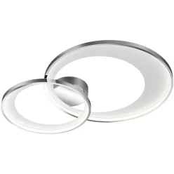   TRIO 673890206 GRANADA Modern LED Mennyezeti Lámpa Ezüst LED IP20