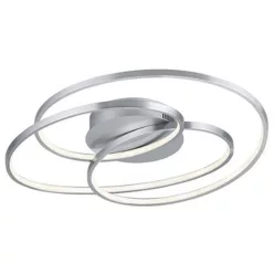   TRIO 673916007 GALE Modern LED Mennyezeti Lámpa Ezüst LED IP20