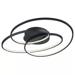   TRIO 673916032 GALE Modern LED Mennyezeti Lámpa Fekete LED IP20