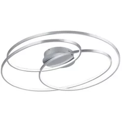   TRIO 673918007 GALE Modern LED Mennyezeti Lámpa Ezüst LED IP20