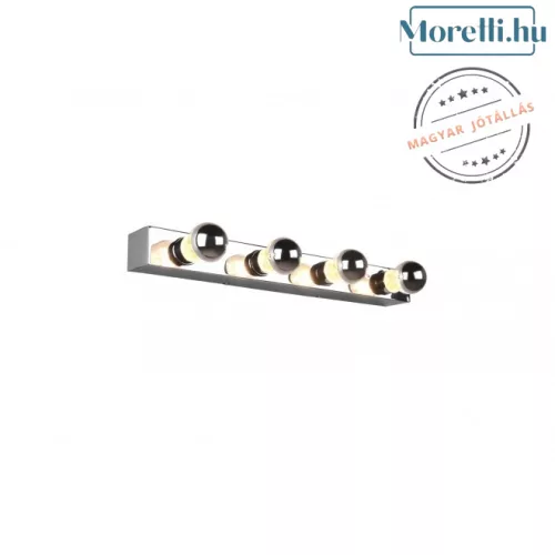 fürdőszobai fali lámpa króm színű vázzal és fém testtel beltéri használatra trio-283600406 - moretti.hu