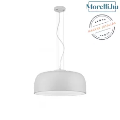 függesztett lámpa szürke színű vázzal és textil testtel beltéri használatra trio-309800431 - moretti.hu
