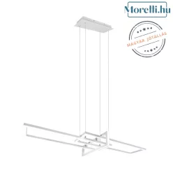 függesztett lámpa fehér színű vázzal és fém testtel beltéri használatra trio-320310331 - moretti.hu