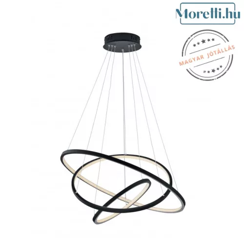 függesztett lámpa fehér színű vázzal és fém testtel beltéri használatra trio-352710342 - moretti.hu