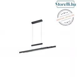 függesztett lámpa fekete színű vázzal és fém testtel beltéri használatra trio-375310532 - moretti.hu