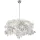 TRIO R10464001 LEAVY Glamour Függesztett Lámpa Fehér, Ezüst E14 IP20