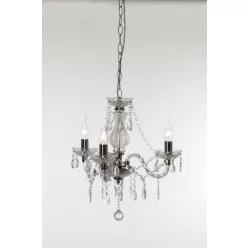 TRIO R11073000 LÜSTER Klasszikus Csillár Ezüst E14 IP20