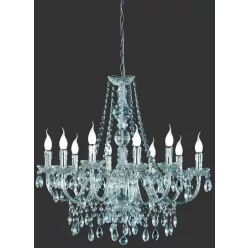 TRIO R1170-00 LUSTER Kristály Csillár Ezüst E14 IP20