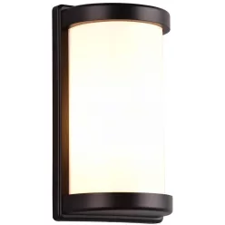   TRIO R21186132 PUELO Modern Kültéri Fali Lámpa Fekete E27 IP44