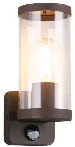TRIO R21599124 BONITO Fali Lámpa Mozgásérzékelővel Rozsdás E27 IP44