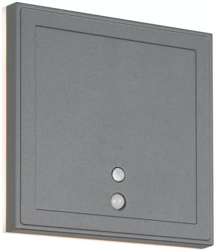 TRIO R23056242 FORTALEZA Fali Lámpa Mozgásérzékelővel Antracit LED IP44