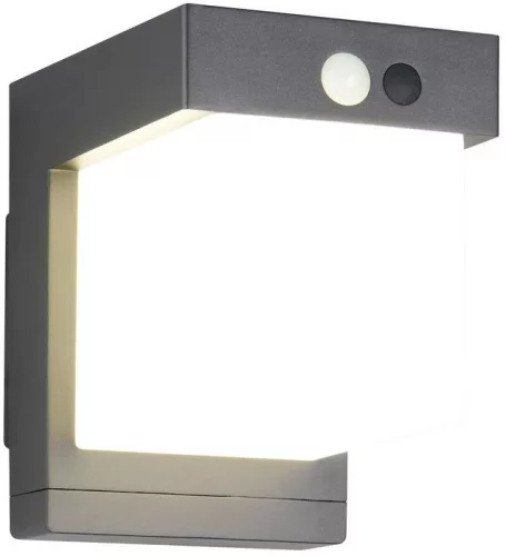 TRIO R23286132 COLOMBO Fali Lámpa Mozgásérzékelővel Fekete LED IP44