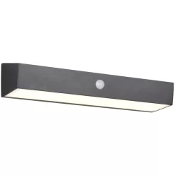   TRIO R23306102 SILVES Fali Lámpa Mozgásérzékelővel Fekete LED IP44