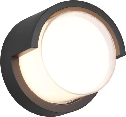 TRIO R27036132 PUNO Modern Kültéri Fali Lámpa Fekete LED IP44