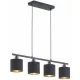 TRIO R30334079 TOMMY Ernyős Függesztett Lámpa Fekete E14 IP20